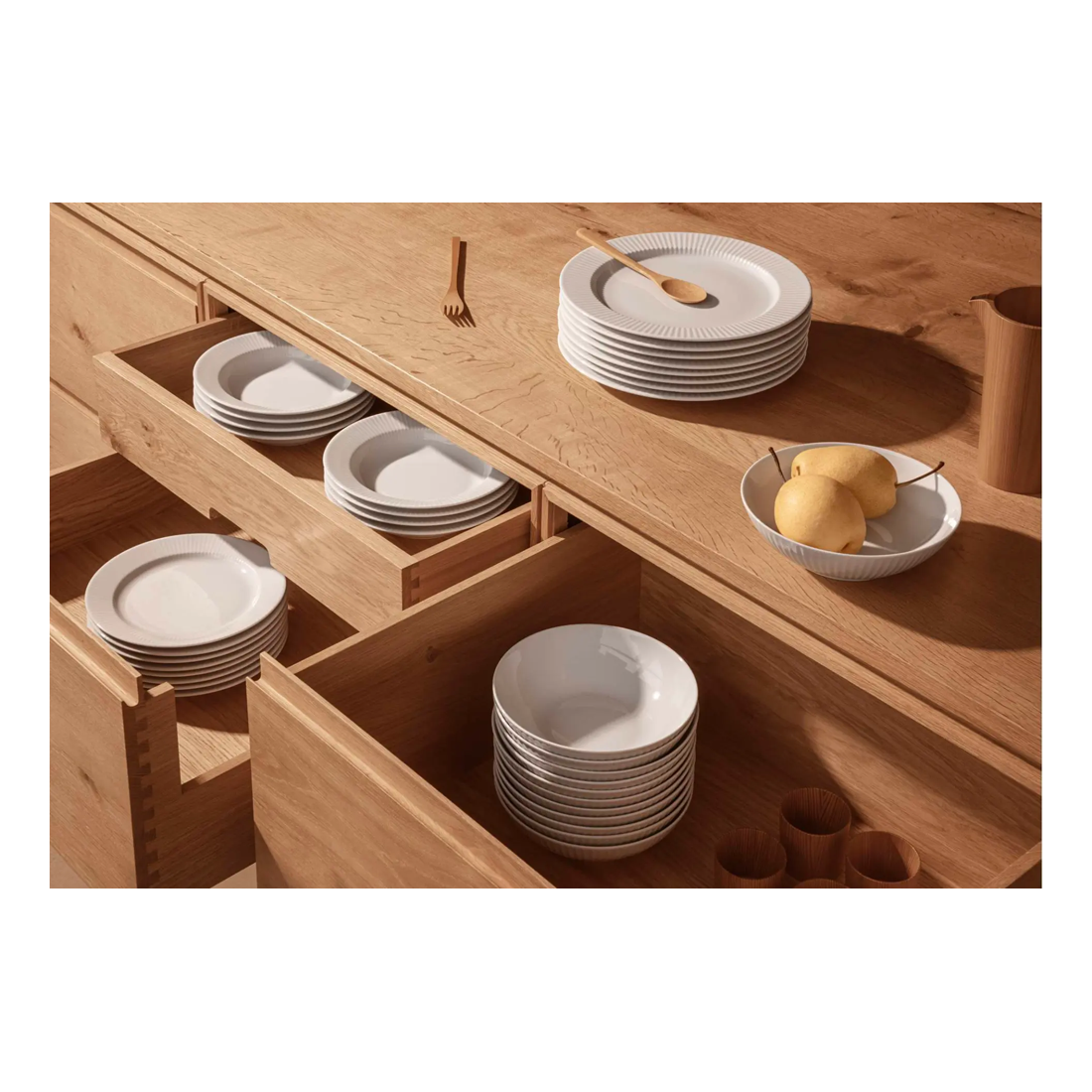 Eva Trio Nova diskur Ø22cm hvítur - Image 3