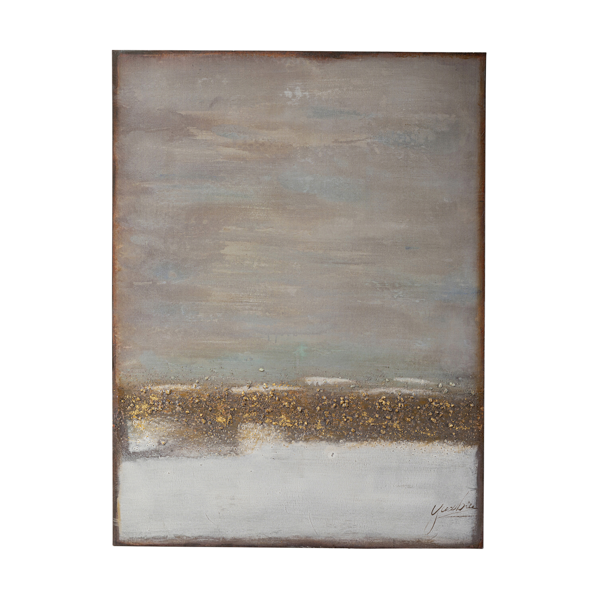57844 Kare Abstract Horizon akrýl málverk 55x75cm (1) Kare Abstract Horizon akrýl málverk 55x75cm - Image 1